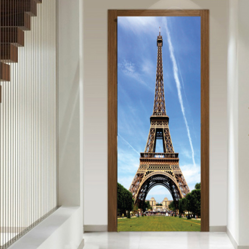Αυτοκόλλητο πόρτας με Πόλεις με Παρίσι